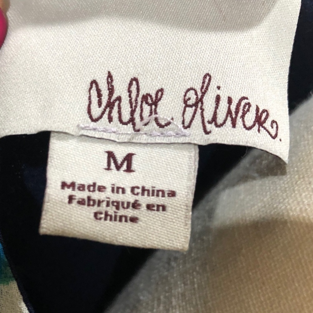 Anthropologie x Chloe Oliver Parterre Palms Swing Dress, Size Medium - Picture 7 of 13